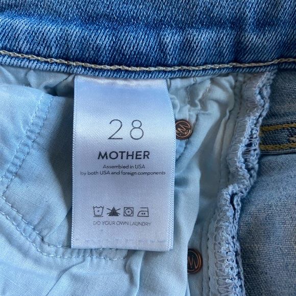 Mother Denim - The Rambler Zip Ankle In County Line-Size 28 - Picture 8 of 8